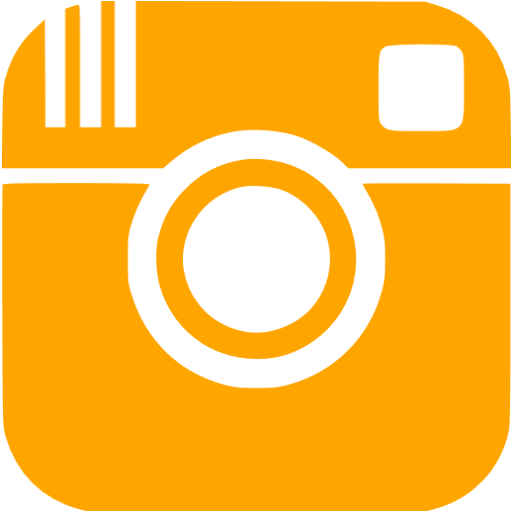 Orange Instagram Icon Free Orange Social Icons