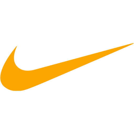 nike orange swoosh logo