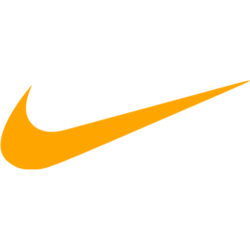 orange nike logo