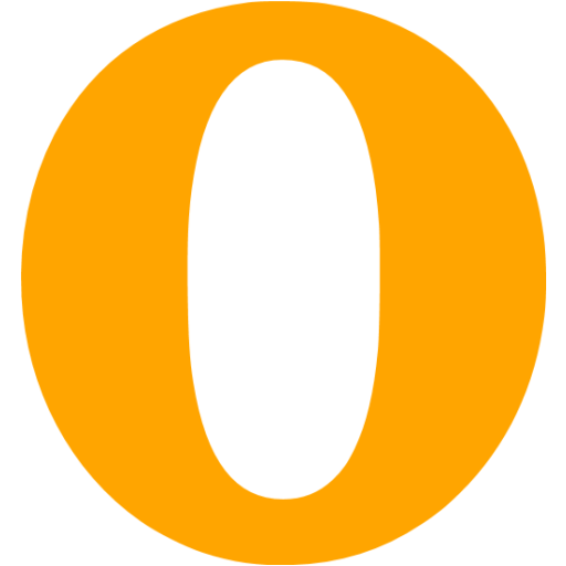 Orange Opera Icon Free Orange Browser Icons