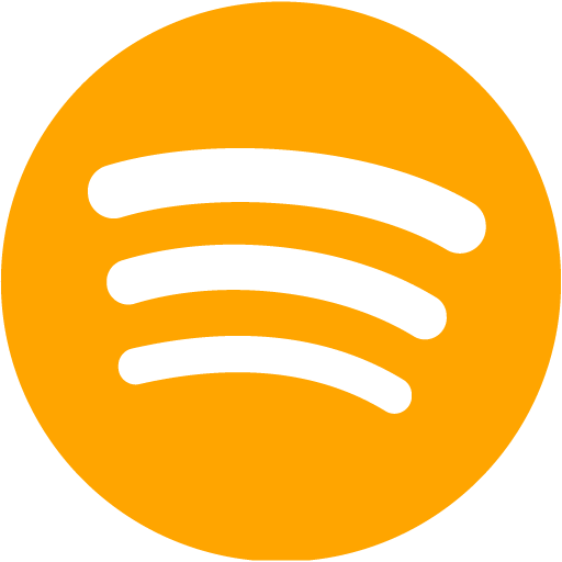 Orange spotify icon - Free orange site logo icons