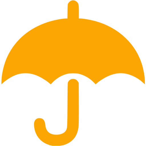 Orange umbrella discount