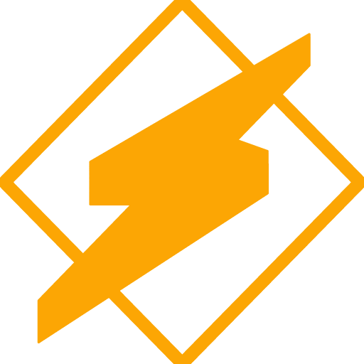 Orange winamp 2 icon - Free orange site logo icons