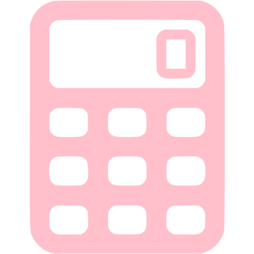 Pink Calculator 2 Icon Free Pink Calculator Icons