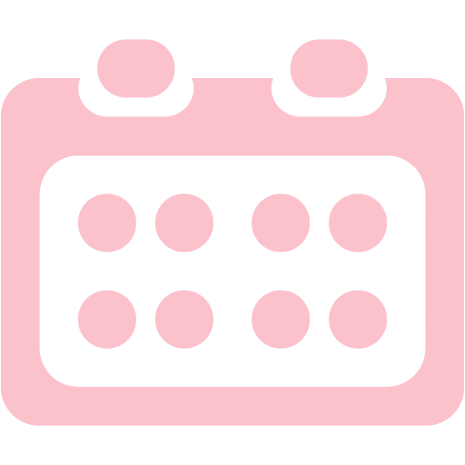 Pink calendar 4 icon Free pink calendar icons