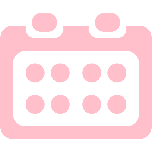 Pink calendar 4 icon Free pink calendar icons