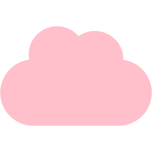 Pink cloud 5 icon - Free pink cloud icons