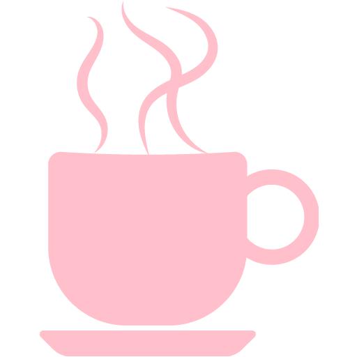 Pink coffee 6 icon - Free pink coffee icons