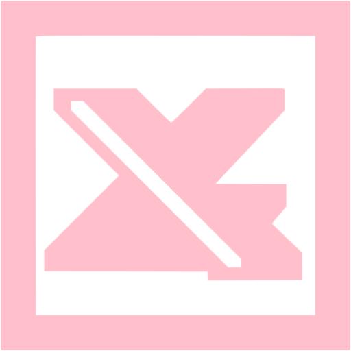 Pink Excel Icon Free Pink Office Icons