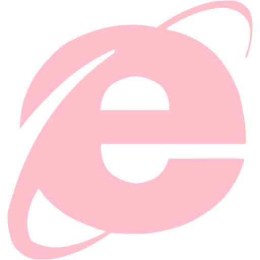 microsoft edge icon aesthetic pink