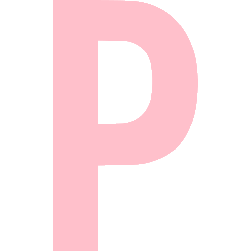 Pink letter p icon - Free pink letter icons