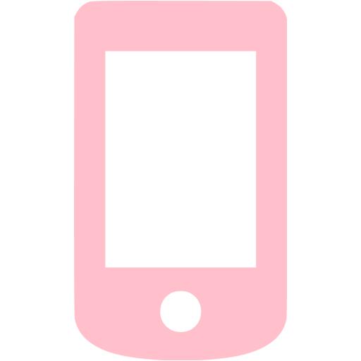 pink mobile phone icon