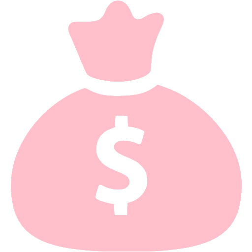 Pink money clearance purse
