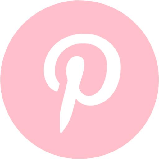 Pink pinterest 4 icon - Free pink social icons