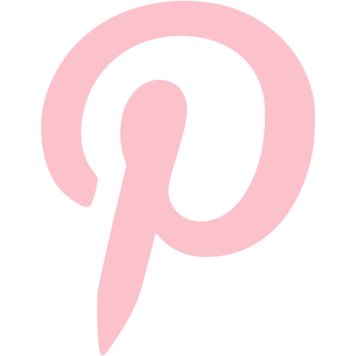 Pink pinterest icon - Free pink social icons