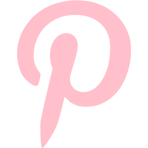 Pink pinterest 6 icon - Free pink social icons