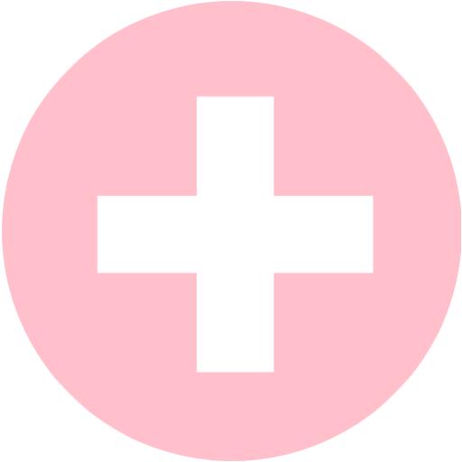 Pink plus 4 icon - Free pink math icons
