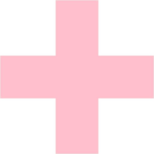 Pink plus icon - Free pink math icons