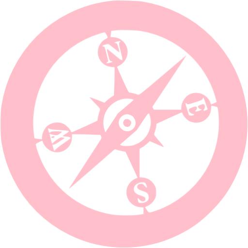 safari icon neon pink