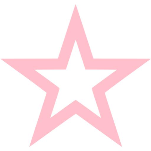 Pink star 4 icon - Free pink star icons