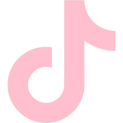 Pink tiktok icon Free pink social icons