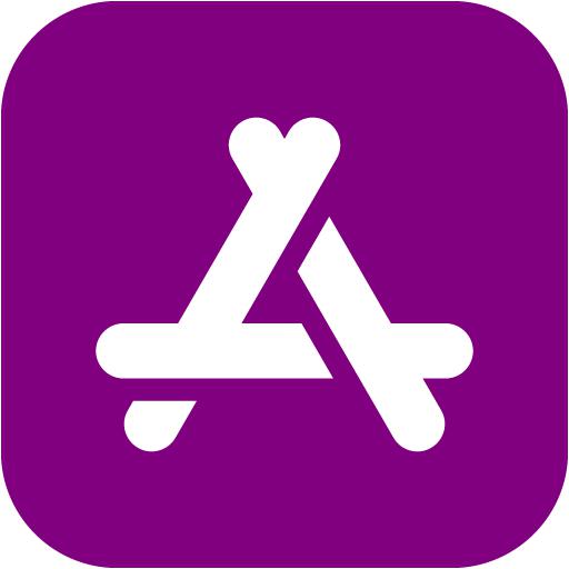purple app icon icons site custom