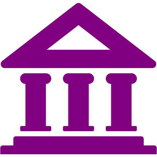 Purple bank 3 icon - Free purple bank icons