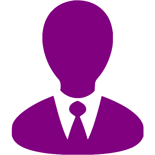 Purple Businessman Icon Free Purple User Icons