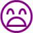 Purple emoticon 52 icon - Free purple emoticon icons