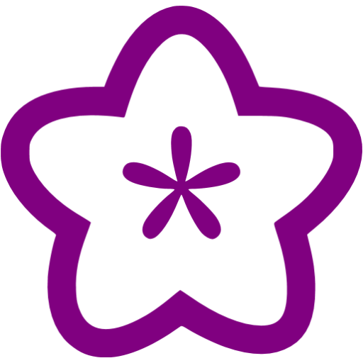 Purple Flower Icon
