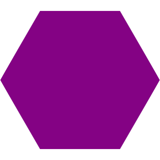 purple hexagon pop it