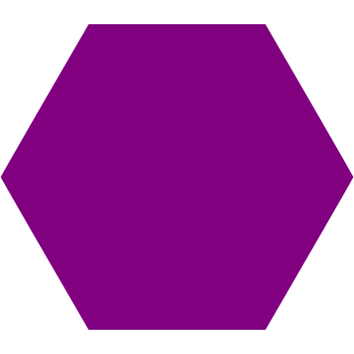 purple hexagon pop it
