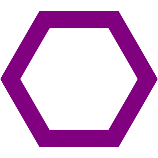 purple hexagon pop it
