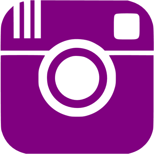 Purple instagram icon - Free purple social icons