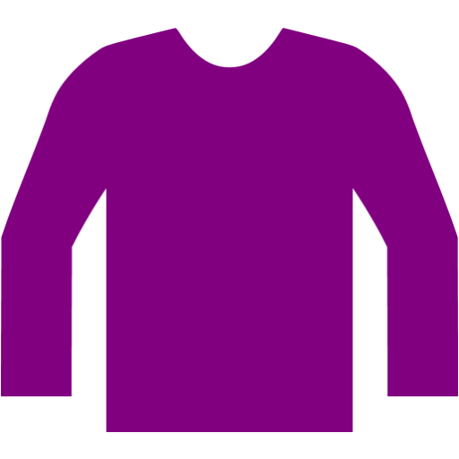 Purple jumper icon - Free purple clothes icons