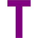 Purple Letter T Icon Free Purple Letter Icons