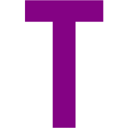 Purple Letter T Icon Free Purple Letter Icons