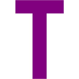 Purple Letter T Icon Free Purple Letter Icons