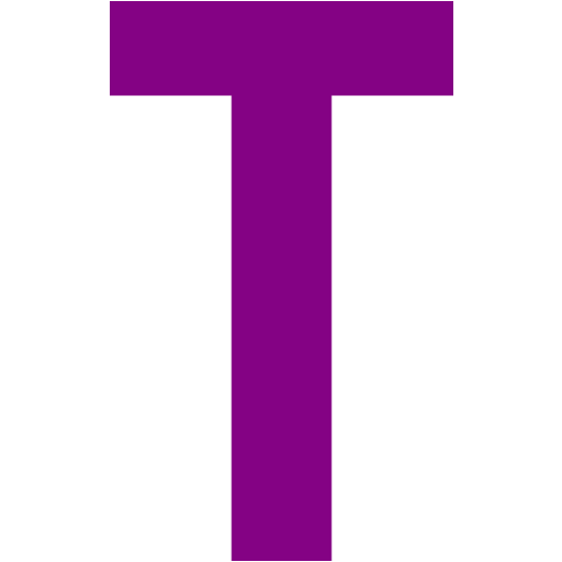 Purple Letter T Icon Free Purple Letter Icons