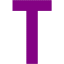 Purple Letter T Icon Free Purple Letter Icons