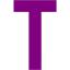 Purple Letter T Icon Free Purple Letter Icons