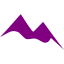 Purple mountain icon - Free purple mountain icons