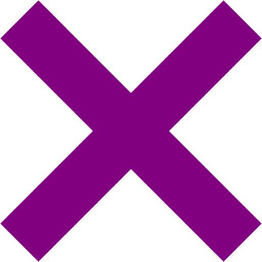 Purple multiply 3 icon - Free purple math icons