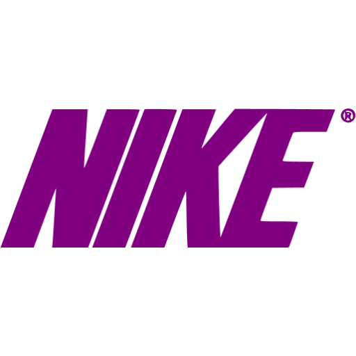 purple nike sign