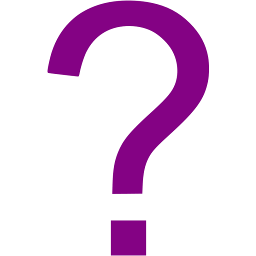 Purple question mark 4 icon - Free purple question mark icons