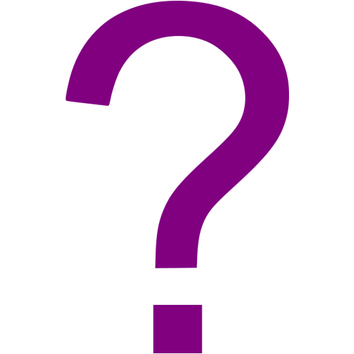 Purple question mark 4 icon - Free purple question mark icons