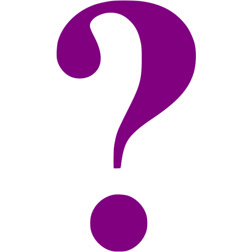 Purple question mark icon - Free purple question mark icons