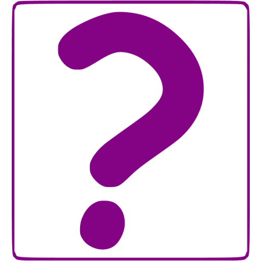 Purple question mark 9 icon - Free purple question mark icons
