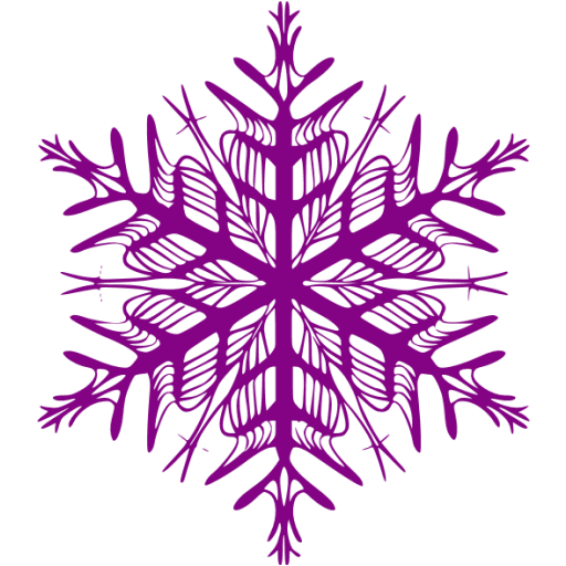 Purple snowflake 37 icon - Free purple snowflake icons