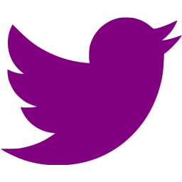 Purple Twitter Icon Free Purple Social Icons